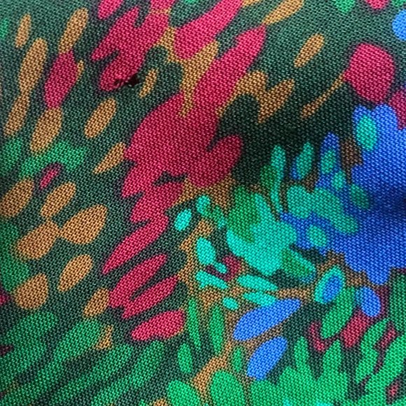 Yves Saint Laurent 81 F/W Rive Gauche Vintage Wool Challis Balloon Sleeve Blouse - Picture 10 of 10